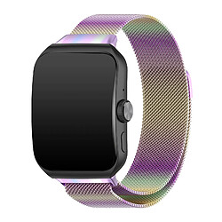 Avizar Bracelet pour Oppo Watch 3 Pro Acier Inoxydable Milanais Magnétique multicolore