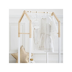 Acheter Atmosphera, Createur D'Interieur Portant pour enfant en forme de maison - Blanc et beige