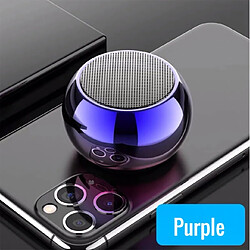 Universal Subwoofer Mini Bluetooth Portable Speaker True Wireless Puissant Stéréo Basse Grande Capacité Portable Home Speaker Outdoor | Portable Speaker (Purple)