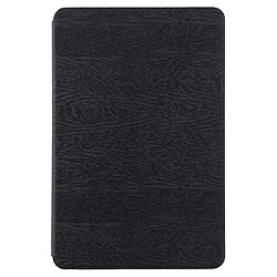 Wewoo Housse Étui Coque en cuir à rabat horizontal Tree Texture pour iPad Mini 2019avec support et fonction sommeil / réveil Noir