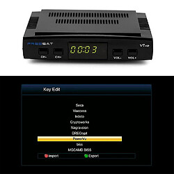 Universal Freesat V7 DVB-S2 HD 1080p Décodeur satellite de récepteur satellite complet complet pas cher