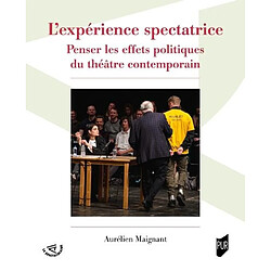 L'expérience spectatrice : penser les effets politiques du théâtre contemporain