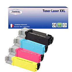 Lot de 4 Toners génériques Xerox Phaser 6125, 6125N - T3AZUR