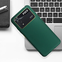 Avis Avizar Coque Xiaomi Poco M4 Pro Silicone Flexible Finition Mate Anti-traces Vert Forêt