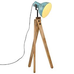 vidaXL Lampadaire 25 W bleu délavé 45x45x120 cm E27