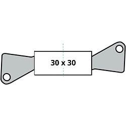 Acheter Cylindre de Serrure - YALE - YC2100 - Débrayable - 30x30 mm - 10 Goupilles - 5 Clés réversibles - Nickelé