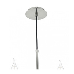 Acheter Luminaire Center Suspension Tyler nickel satiné et 8 ampoules