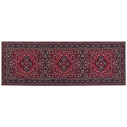 Beliani Tapis rouge 70 x 200 cm VADKADAM