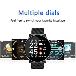 Acheter Universal Étanche Fréquence cardiaque Prévisions météo Smartwatch Fitness Tracker Podomètre Homme Sport Smart Band |