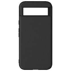 Avizar Coque pour Google Pixel 8A Bi-matière Aspect Cuir Cowhide Cover Noir