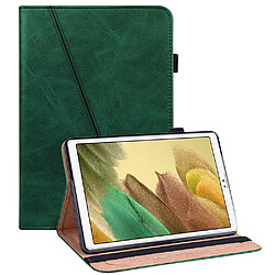 Etui en PU avec support et porte-cartes et dragonne pour stylo vert pour votre Samsung Galaxy Tab A7 Lite 8.7 pouces SM-T220 (Wi-Fi)/SM-T225