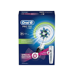 Acheter Brosse à dents électrique Oral-B 750 CrossAction Pro Noir Blanc