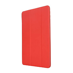 Avis Etui en PU + silicone avec support tri-pliure rouge pour votre Apple iPad 10.2 (2019)