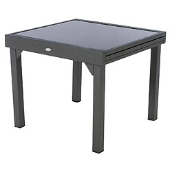 Hesperide Table de jardin extensible Piazza - 8 Personnes - Gris graphite