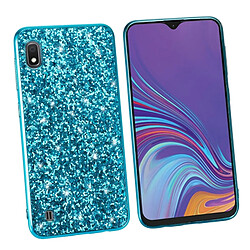 Avis Wewoo Coque Souple TPU antichoc en poudre scintillante pour Galaxy A10 Or