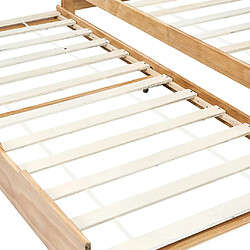 Acheter vidaXL Cadre de lit extensible sans matelas bois de pin 90x200 cm