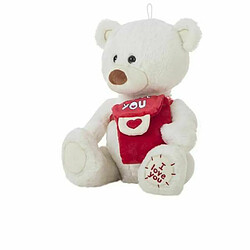 BigBuy Kids Jouet Peluche Ours 35 cm Blanc