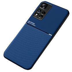 Coque en TPU + PU antichoc bleu pour votre Xiaomi Redmi Note 11 Pro Plus/Redmi Note 11 Pro