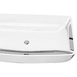 Avis vidaXL Lavabo 71 x 38 x 13,5 cm Céramique Argenté