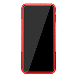 Avis Wewoo Coque Pour LG V50S ThinQ 5G / G8X Texture de pneu TPU antichoc + PC Housse de protection avec support rouge