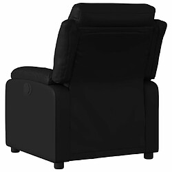 Acheter Maison Chic Fauteuil Relax pour salon, Fauteuil inclinable électrique Noir Similicuir -GKD53726