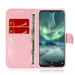 Acheter Wewoo Housse Coque Pour Nokia 7.2 Solid Color Colorful Magnetic Buckle Horizontal Flip Case en cuir avec titulaire et fentes cartes et portefeuille et lanière Rose