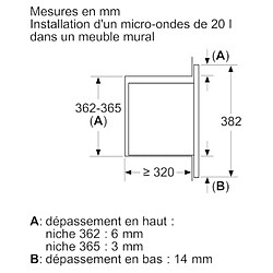 Avis Micro-ondes solo 20l 800w encastrable noir - bf523lmb3 - SIEMENS