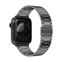 Avizar Bracelet pour Apple Watch 41mm / 40mm / 38 mm Maillons Acier Gris foncé