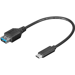 PremiumCord Adaptateur USB 3,1 connecteur C/mâle USB 3.0 A/Femelle OTG 0,2 m