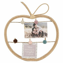 Porte-Photo en Rotin Campagne 35cm Beige