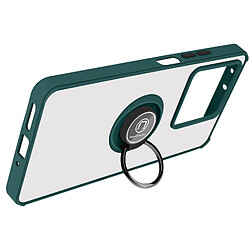 Avizar Coque pour Xiaomi Redmi Note 13 5G Bague Métallique Fonction Support Vert Foncé