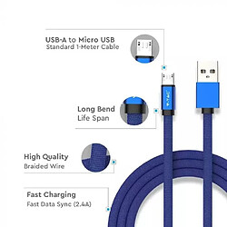 Acheter V-TAC Cle USB M - micreoUSB 1M 2.4A