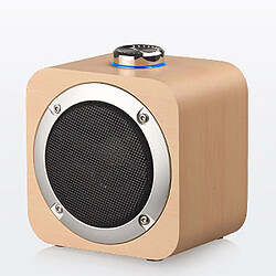 Universal Haut-parleur Bluetooth portable Bluetooth Basse sans fil Subwoofer Haut-parleur Musique Player Vintage Extérieur Subwoofer | Haut-parleurs portatifs (style de bambou)