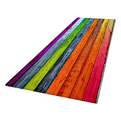 Tapis De Sol Tapis De Maison Moderne Rustique Tapis Tapis Rainbow (60x180cm)