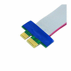 Acheter Pci Expres X1 Pci E Riser Card Extender Extension Ribbon Flex Relocaliser Câble Pci-E