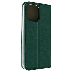 Avizar Housse iPhone 14 Plus Porte-carte Fonction Support Vidéo Clapet Magnétique Vert