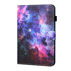 Etui en PU impression de motifs avec support et porte-cartes la voie lactée pour votre Lenovo Tab M10 TB-X605F/X505F