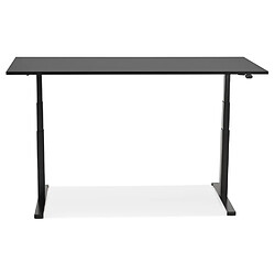 Acheter Alterego Bureau ergonomique électrique 'TRONIK' noir - 160x80 cm