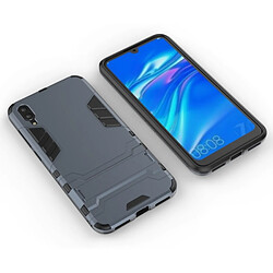 Wewoo Coque antichoc PC + TPU pour HuEnjoy 9, avec support (Bleu marine)