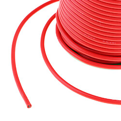 15 m de câble de silicone de calibre 16, modèle RC, câble électrique souple et flexible, rouge pas cher