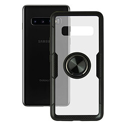 Totalcadeau Coque de protection avec anneau Galaxy compatible S10e 360 Ring Transparent pas cher