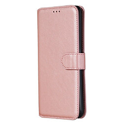 Wewoo Housse Coque Pour OPPO F11 Pro / R19 Classic Calf Texture Horizontal Flip PU en cuiravec support et fentes cartes et portefeuille or rose