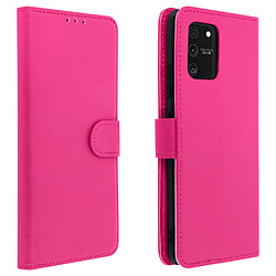 Avizar Étui Samsung Galaxy S10 Lite Élégant Compartiment Carte Support Vidéo rose