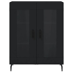 Acheter vidaXL Buffet noir 69,5x34x90 cm bois d'ingénierie