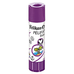 Colle Stick Pelifix Pelikan 10 g pour enfants Modèle 936 - Blister de 3 Sticks - Motif Pirate noir & blanc + standard