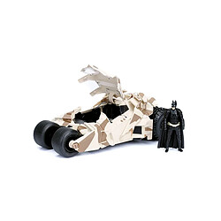 Jada Toys Batman The Dark Knight - Réplique métal Batmobile 2008 Camo 1/24 avec figurine