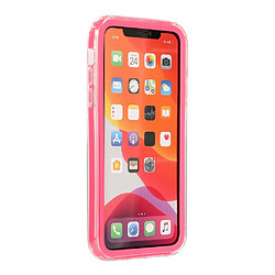 Coque en TPU anti-chute, antichoc avec porte-cartes rose pour Apple iPhone 13 6.1 pouces