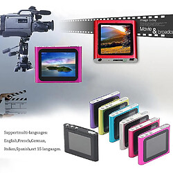 Universal Écran LCD portable de 1,8 pouces affichant la sixième génération de lecteur MP4 de média musical