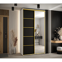 Abiks Meble Armoire DAVOS 5 À Portes Coulissantes 235,2/140/60 2 Portes