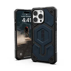 UAG Coque pour iPhone 16 Pro Max MagSafe Antibactérienne Modèle Monarch Pro Kevlar Bleu pas cher